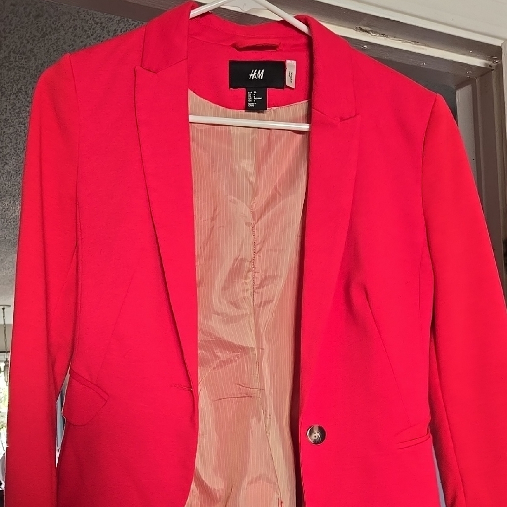 H&M Women's Red Blazer